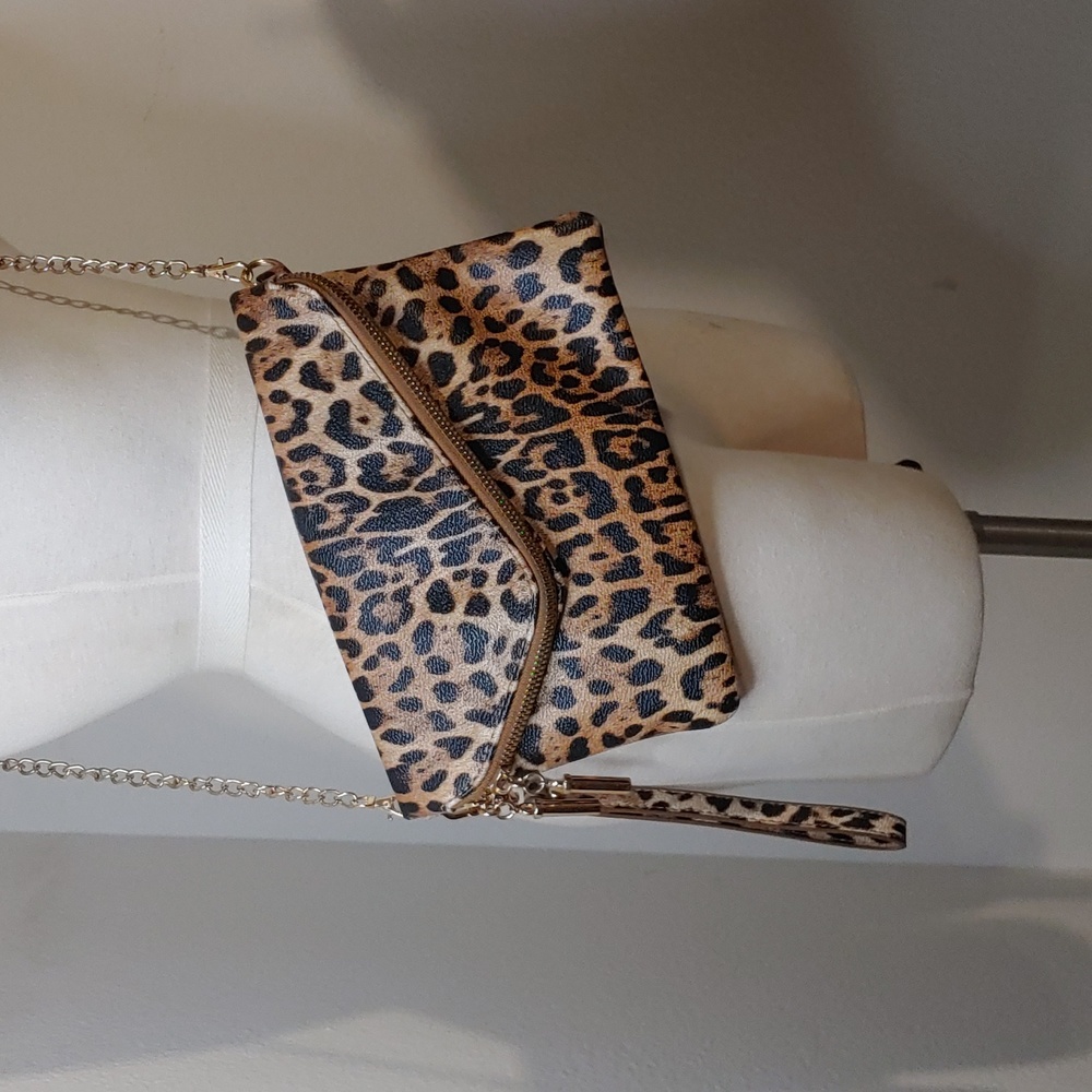 Leopard print purse